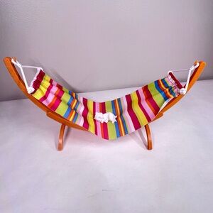 Barbie Hammock with sleeping kitty - Barbie accessories - hammock